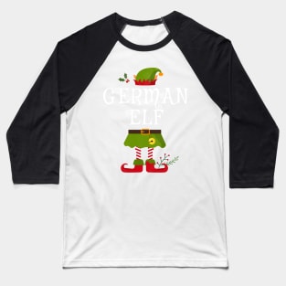 German Elf Shirt , Family Matching Group Christmas Shirt, Matching T Shirt for Family, Family Reunion Shirts Baseball T-Shirt